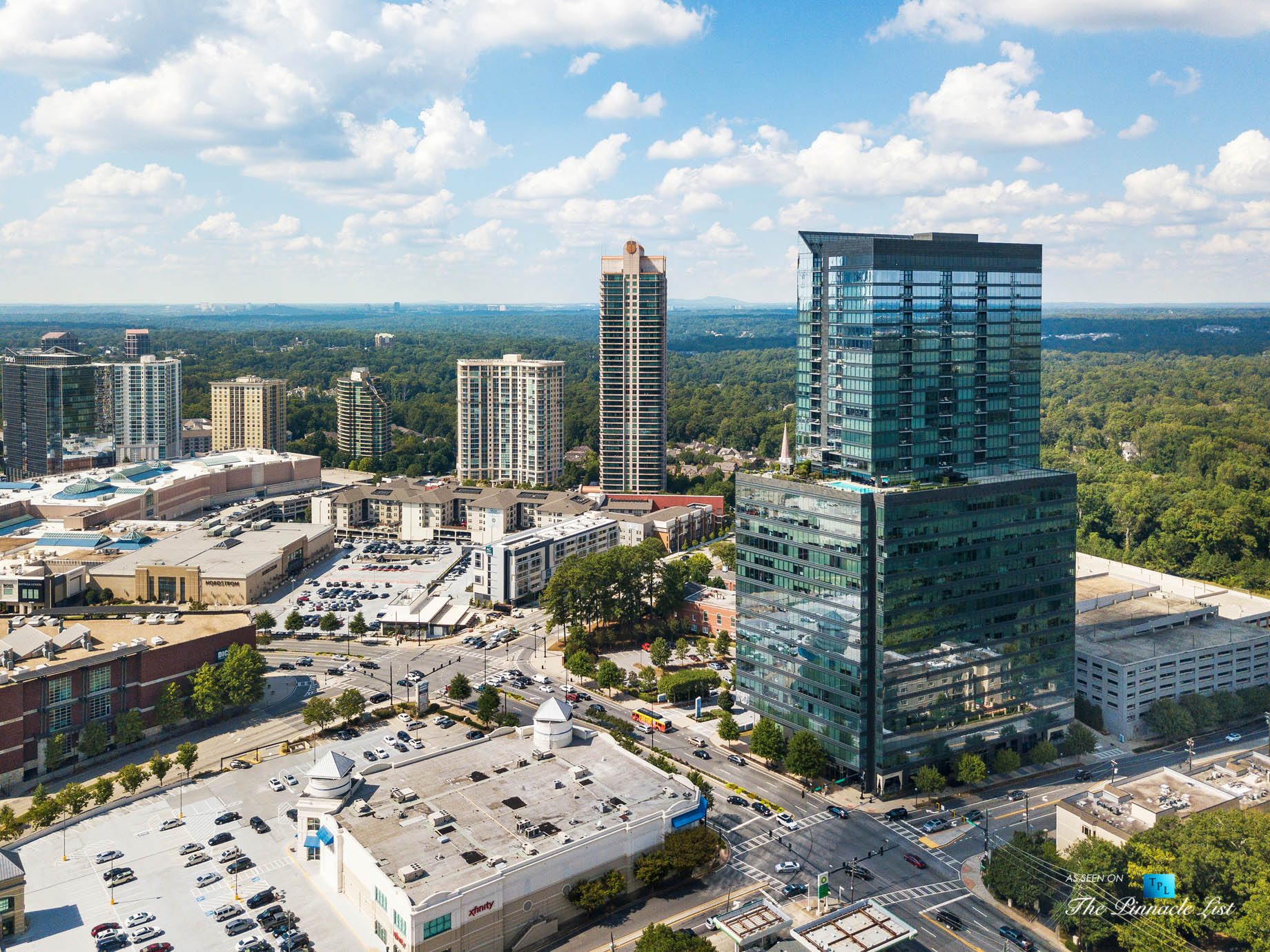 3630 Peachtree Rd NE, Unit 2307, Atlanta, GA, USA - Aerial Tower View - Luxury Real Estate - Ritz-Carlton Residences Buckhead