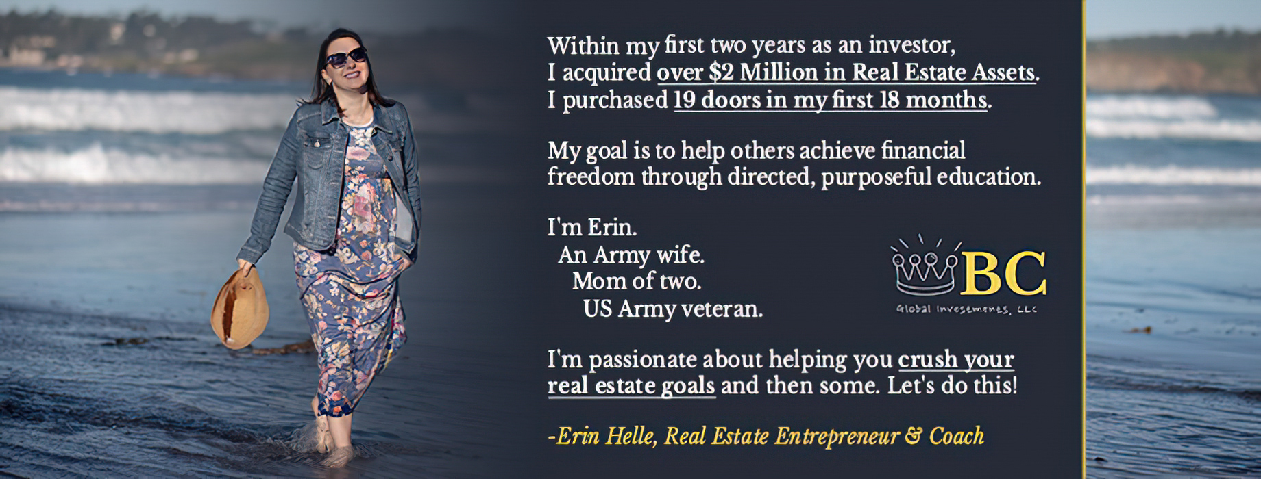 Erin Helle - Founder of BC Global Investments