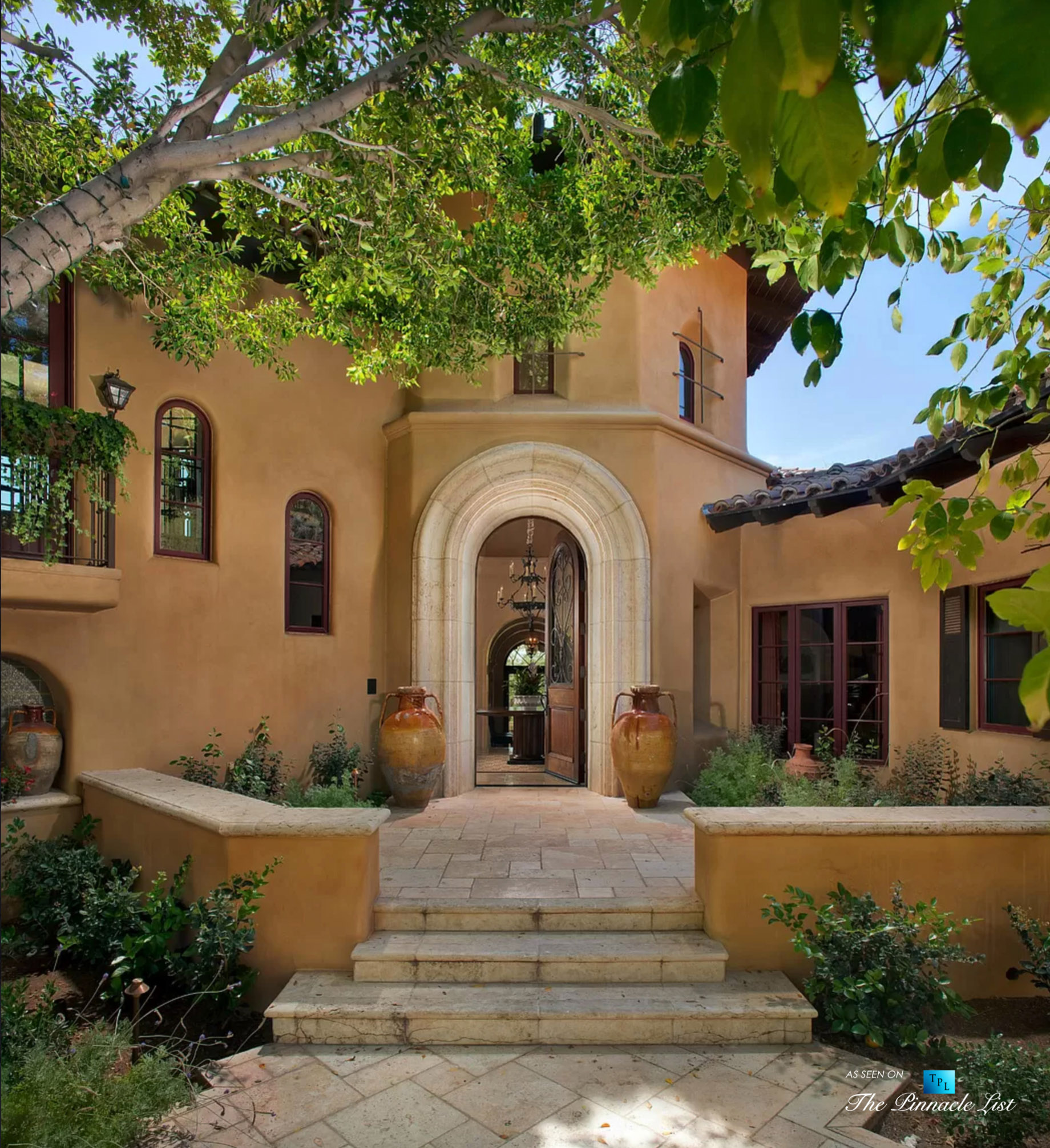 6539 N 31st Pl, Phoenix, AZ, USA - Entrance Door - Luxury Real Estate - Biltmore Mountain Estates - Spanish Colonial Home