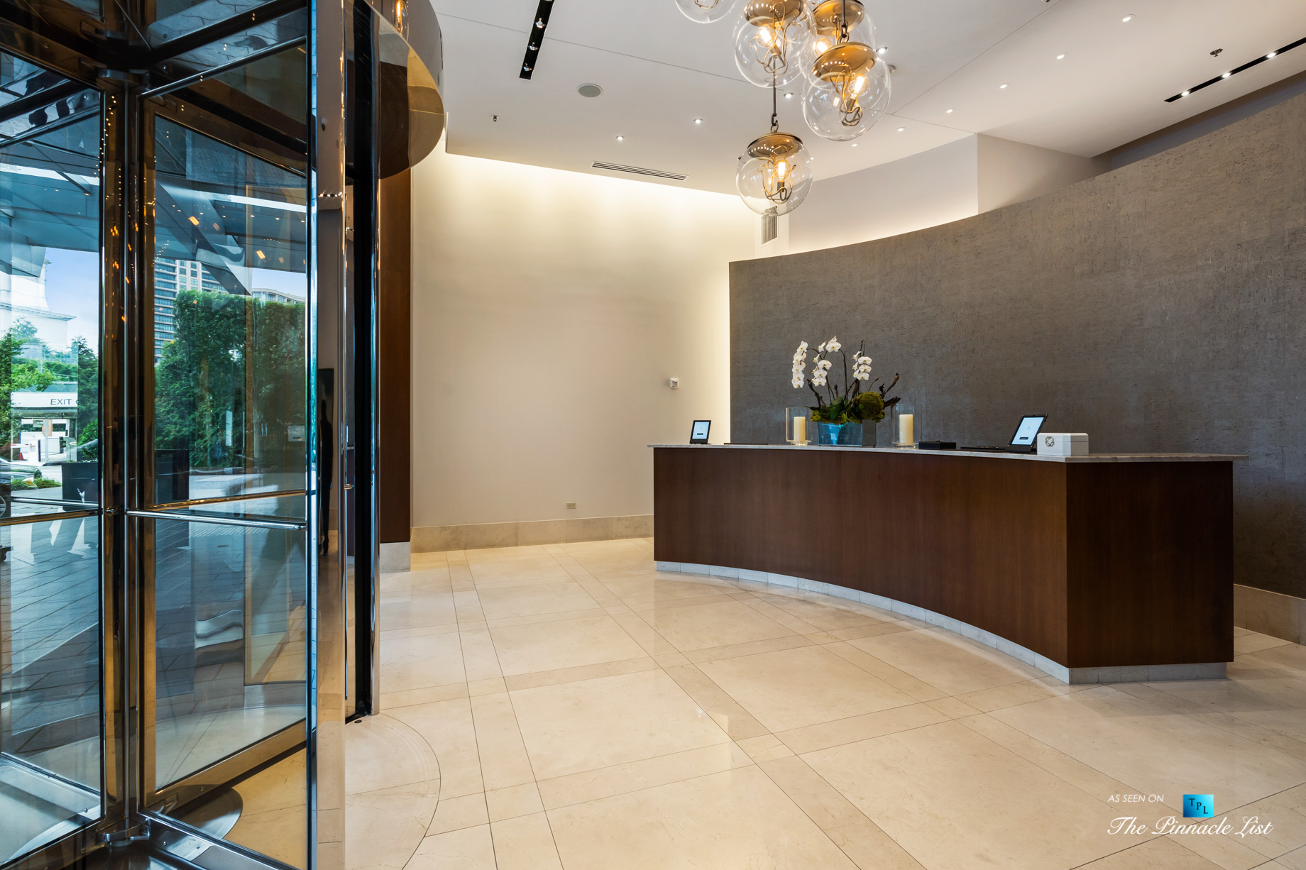 3630 Peachtree Rd NE, Unit 2808, Atlanta, GA, USA – Lobby Front Desk – Luxury Real Estate – The Ritz-Carlton Residences Buckhead