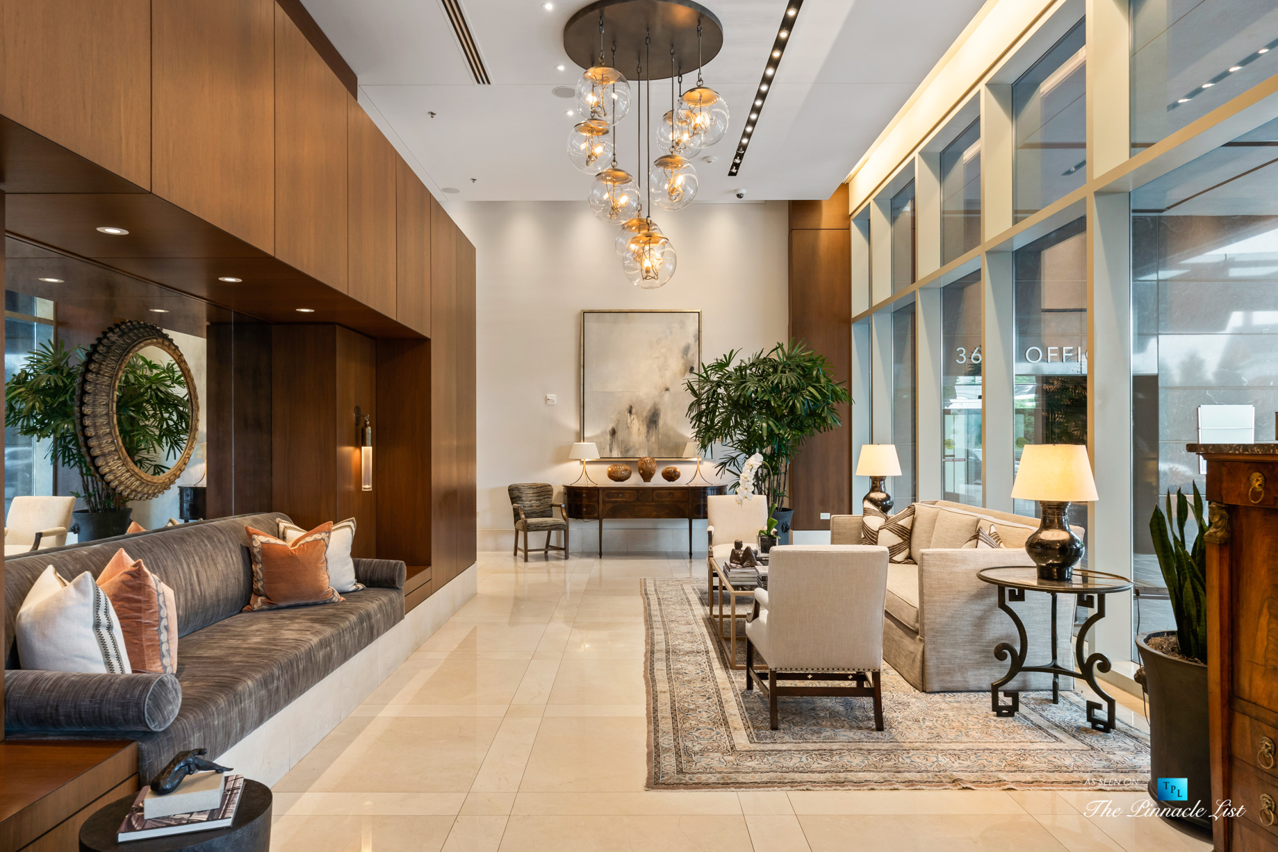 3630 Peachtree Rd NE, Unit 2307, Atlanta, GA, USA – Lobby Sitting Area – Luxury Real Estate – Ritz-Carlton Residences Buckhead