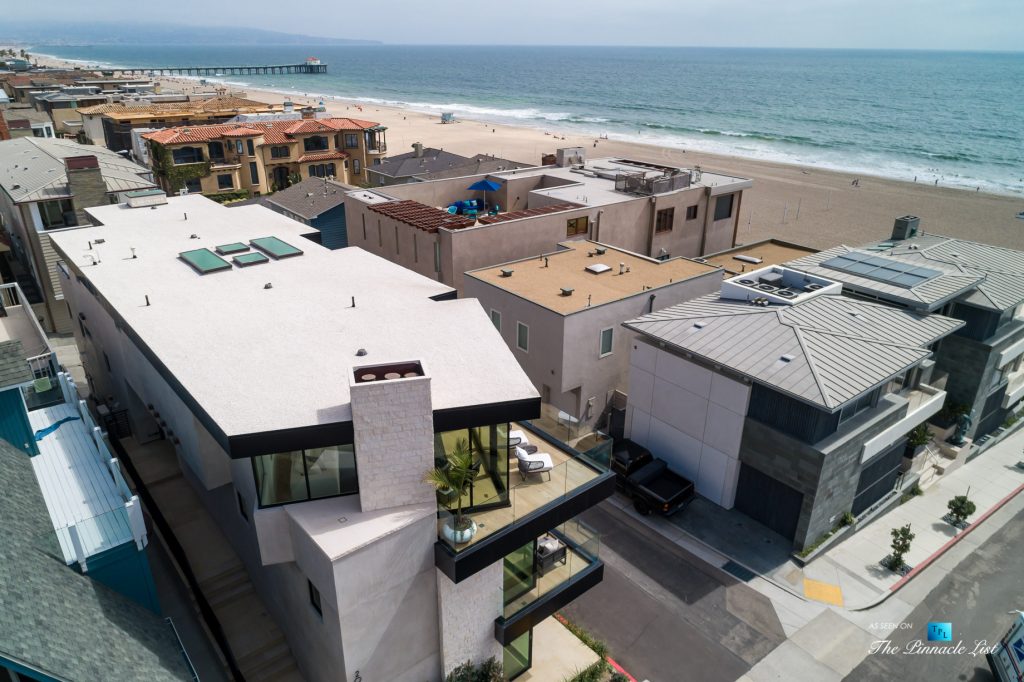 2016 Ocean Dr, Manhattan Beach, CA, USA - Drone Ocean View - Luxury Real Estate - Modern Ocean View Home