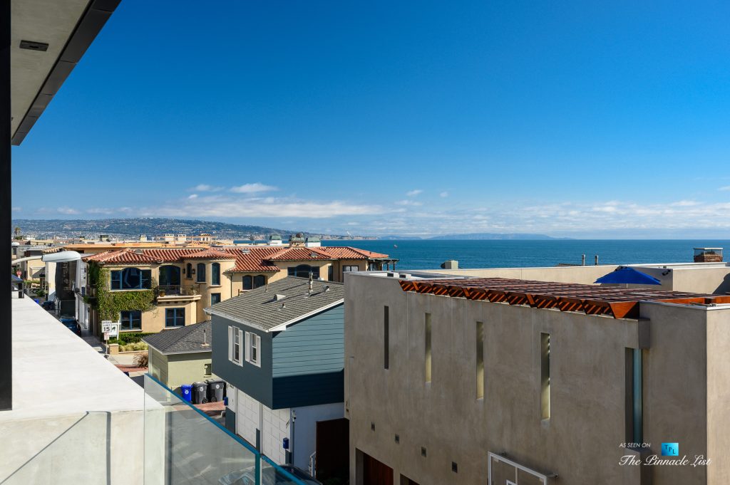 2016 Ocean Dr, Manhattan Beach, CA, USA - Balcony Ocean View - Luxury Real Estate - Modern Ocean View Home