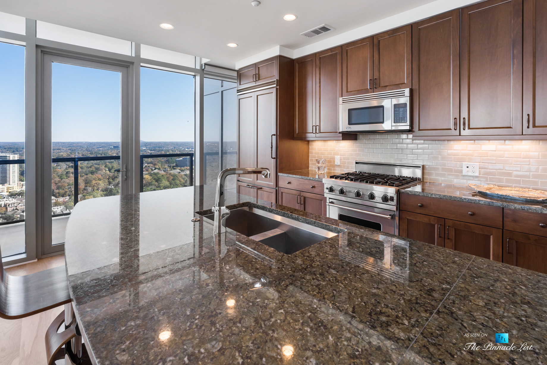 3630 Peachtree Rd NE, Unit 2808, Atlanta, GA, USA - Condo Kitchen - Luxury Real Estate - The Ritz-Carlton Residences Buckhead