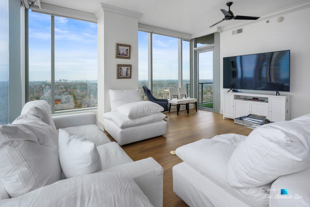 3630 Peachtree Rd NE, Unit 2307, Atlanta, GA, USA - Apartment Living Room - Luxury Real Estate - Ritz-Carlton Residences Buckhead