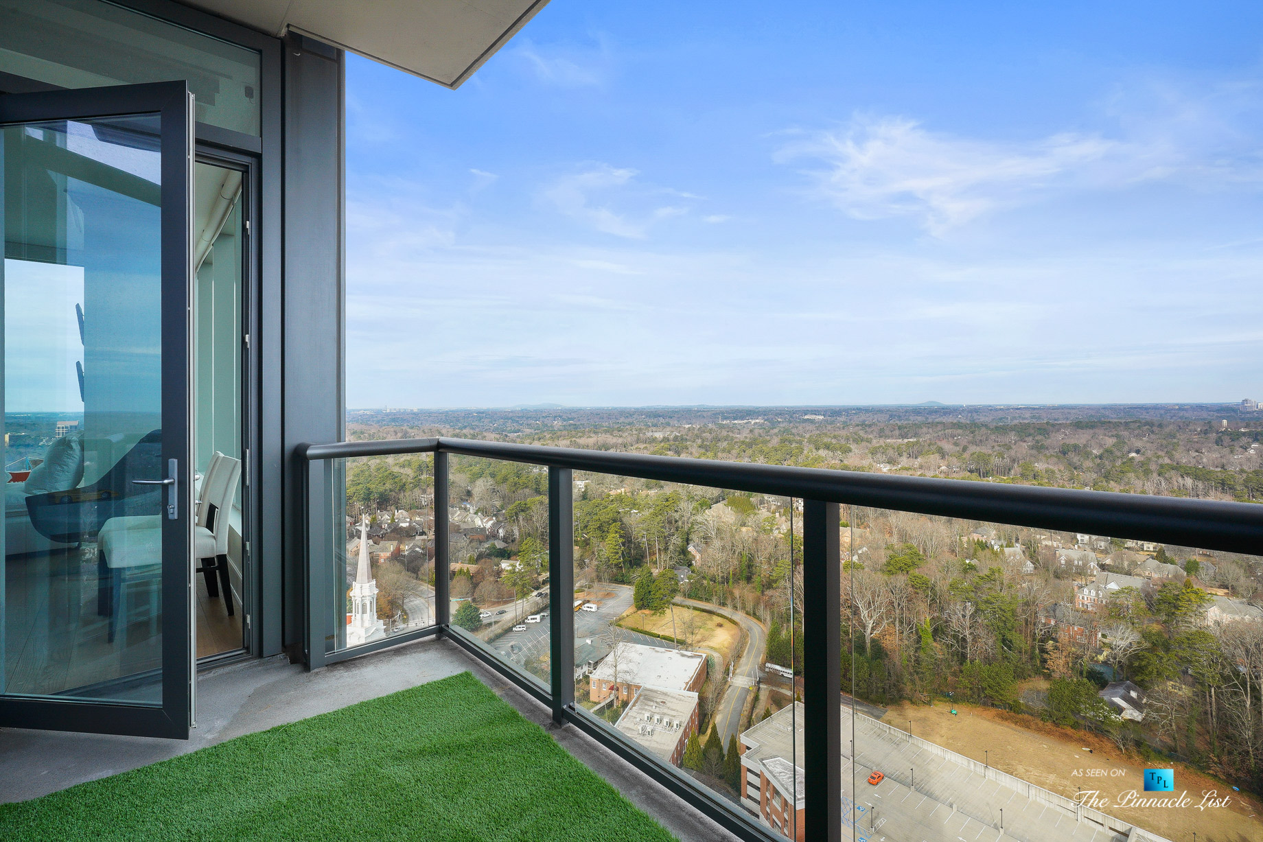 3630 Peachtree Rd NE, Unit 2307, Atlanta, GA, USA – Apartment Outdoor Deck – Luxury Real Estate – Ritz-Carlton Residences Buckhead