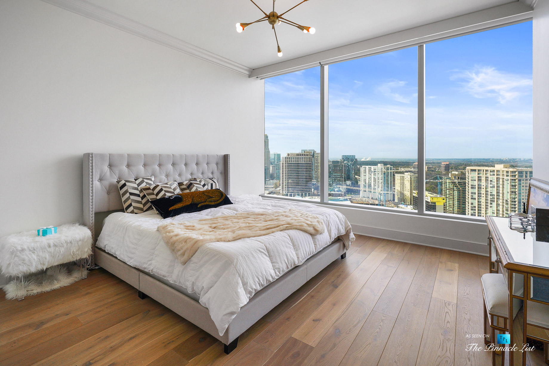 3630 Peachtree Rd NE, Unit 2307, Atlanta, GA, USA - Apartment Master Bedroom - Luxury Real Estate - Ritz-Carlton Residences Buckhead