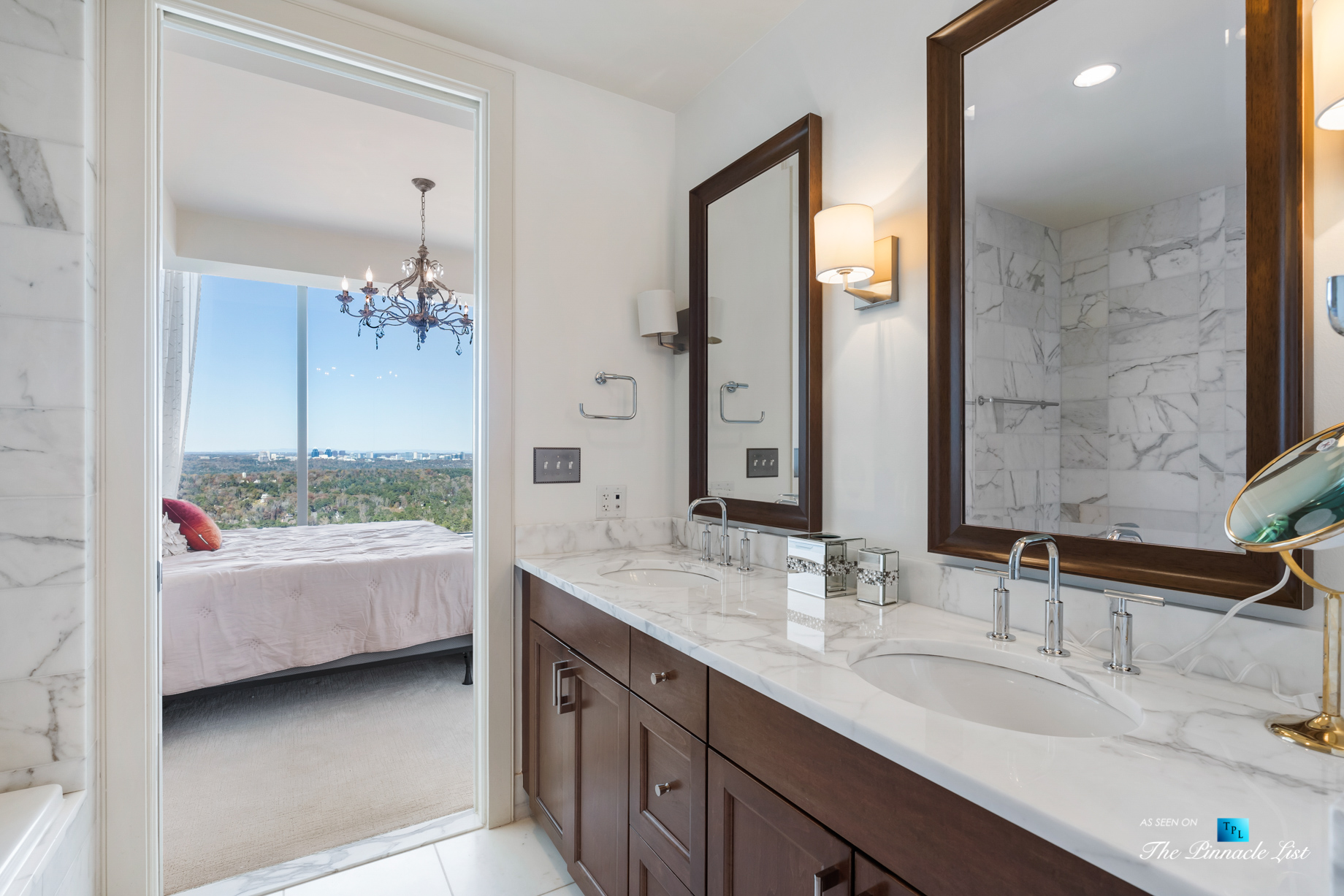 3630 Peachtree Rd NE, Unit 2808, Atlanta, GA, USA – Condo Master Bathroom – Luxury Real Estate – The Ritz-Carlton Residences Buckhead