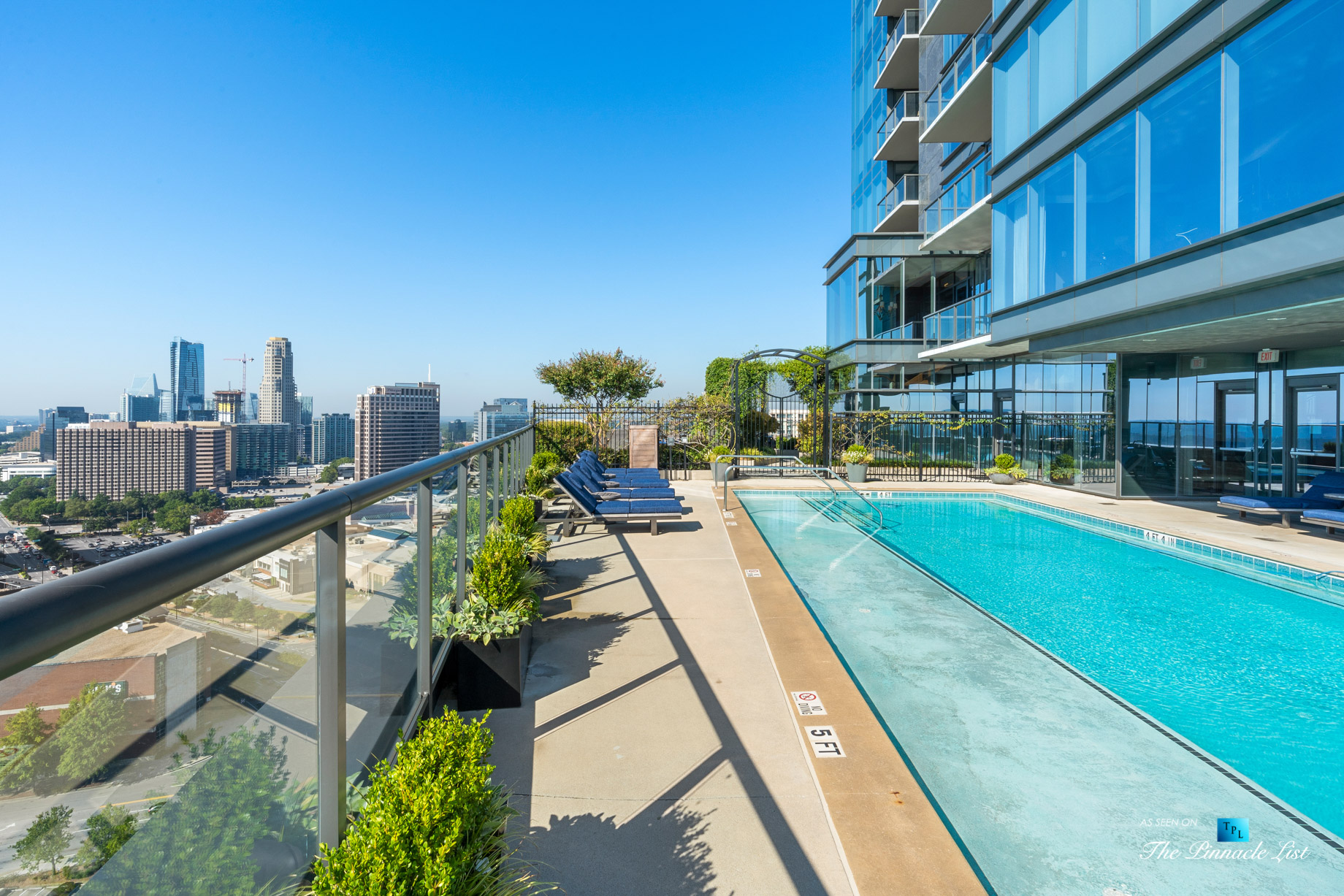 3630 Peachtree Rd NE, Unit 2808, Atlanta, GA, USA - Condo Outside Private Pool - Luxury Real Estate - The Ritz-Carlton Residences Buckhead