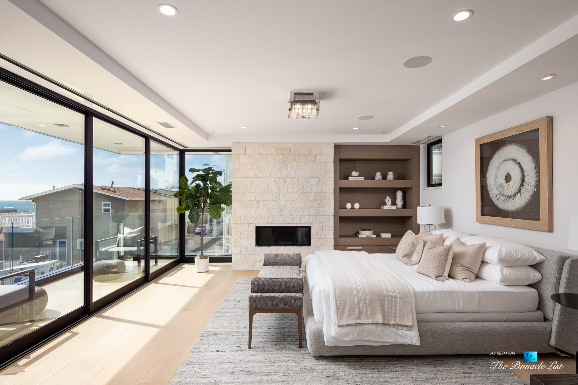 2016 Ocean Dr, Manhattan Beach, CA, USA – Master Bedroom – Luxury Real Estate – Modern Ocean View Home