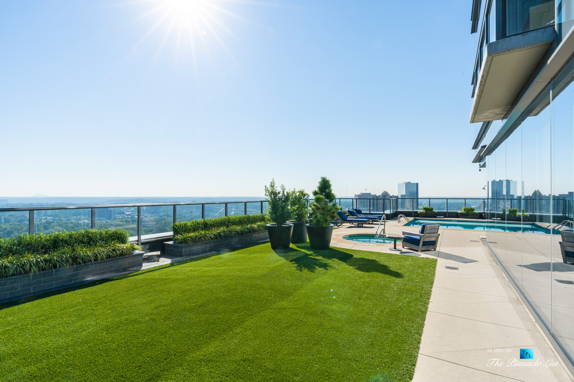 3630 Peachtree Rd NE, Unit 2808, Atlanta, GA, USA - Condo Private Pool Deck - Luxury Real Estate - The Ritz-Carlton Residences Buckhead