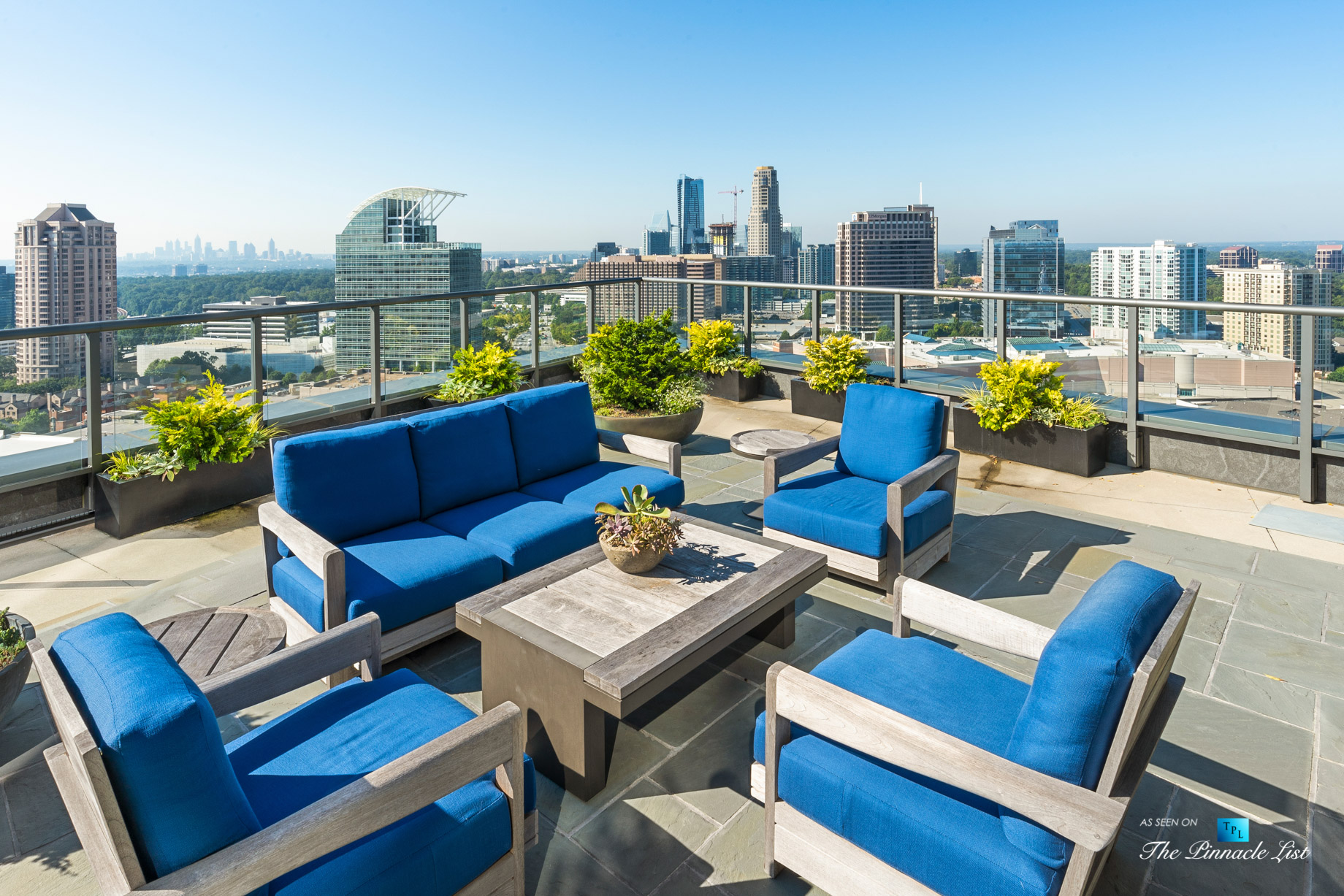 3630 Peachtree Rd NE, Unit 2307, Atlanta, GA, USA – Apartment Exterior Private Lounge Deck – Luxury Real Estate – Ritz-Carlton Residences Buckhead