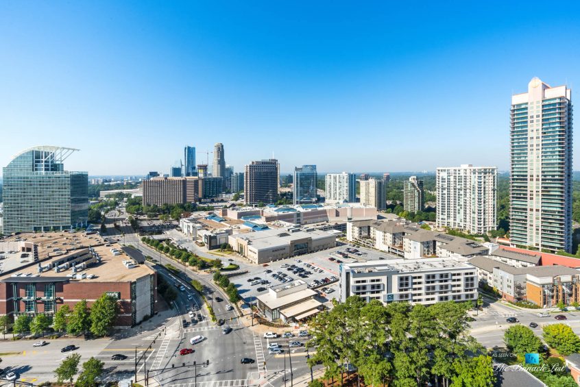 3630 Peachtree Rd NE, Unit 2808, Atlanta, GA, USA - Condo Exterior Pool Deck View - Luxury Real Estate - The Ritz-Carlton Residences Buckhead