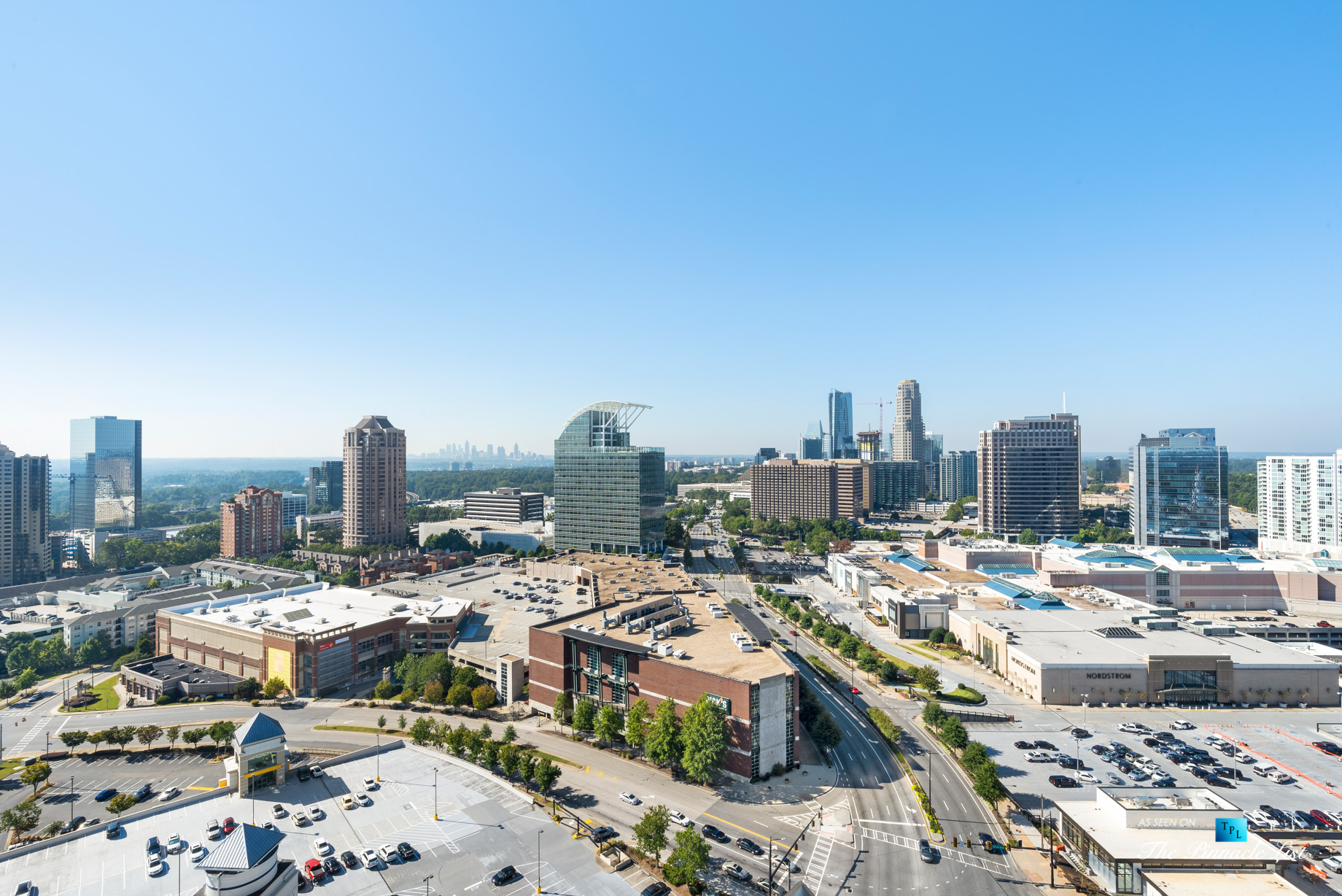 3630 Peachtree Rd NE, Unit 2808, Atlanta, GA, USA - Condo Exterior Pool Deck View - Luxury Real Estate - The Ritz-Carlton Residences Buckhead