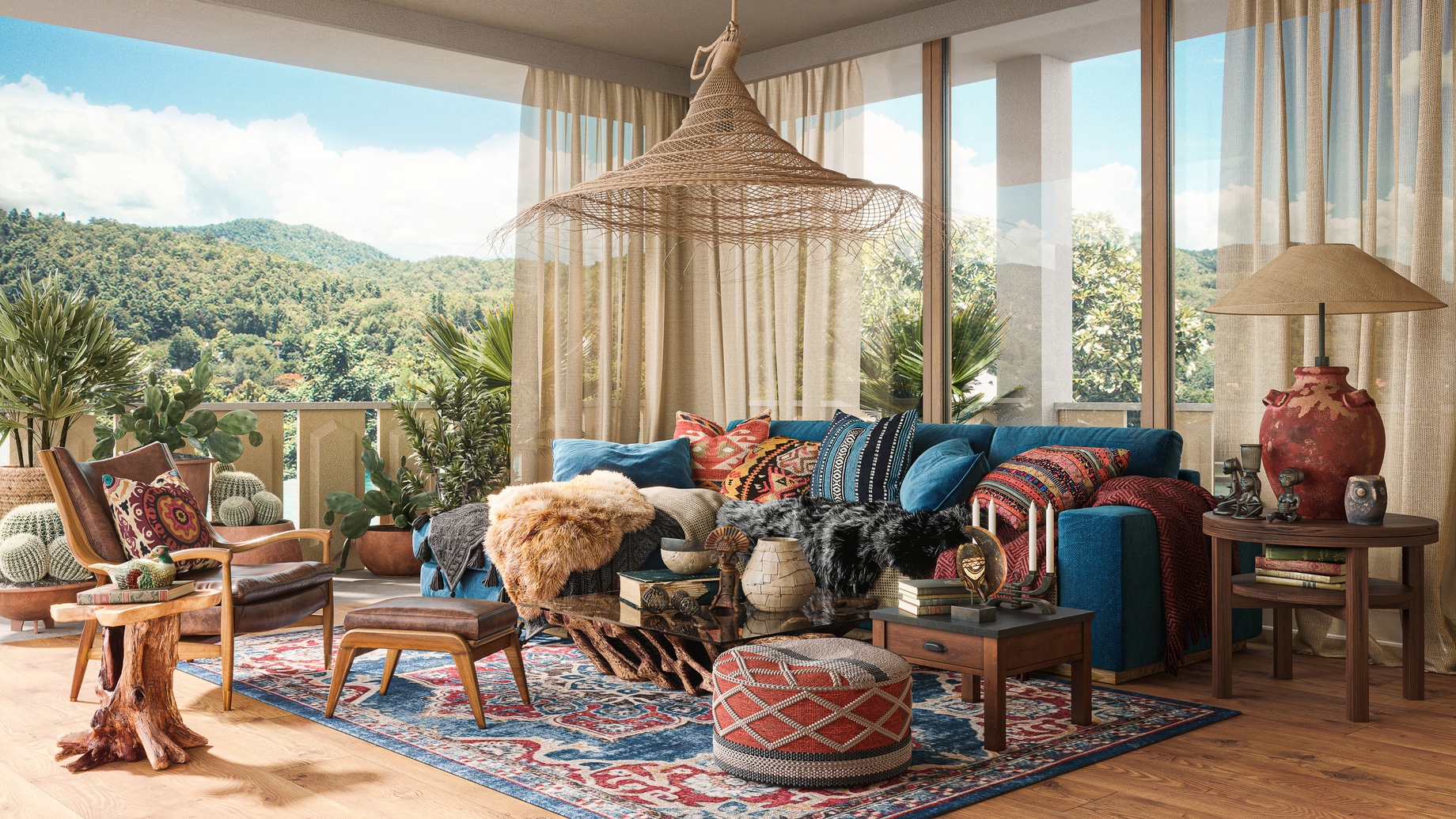 Eclectic Styles - Top 6 Interior Design Trends for Luxury Living in California