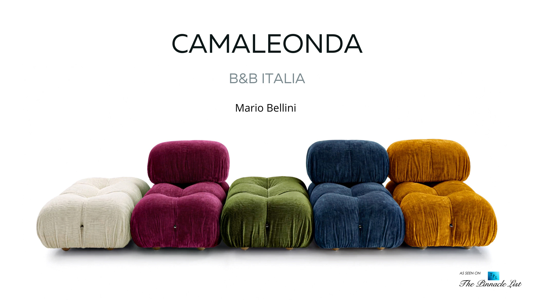 Mario Bellini Contemporary Classic Camaleonda Sofa Collection by B&B Italia