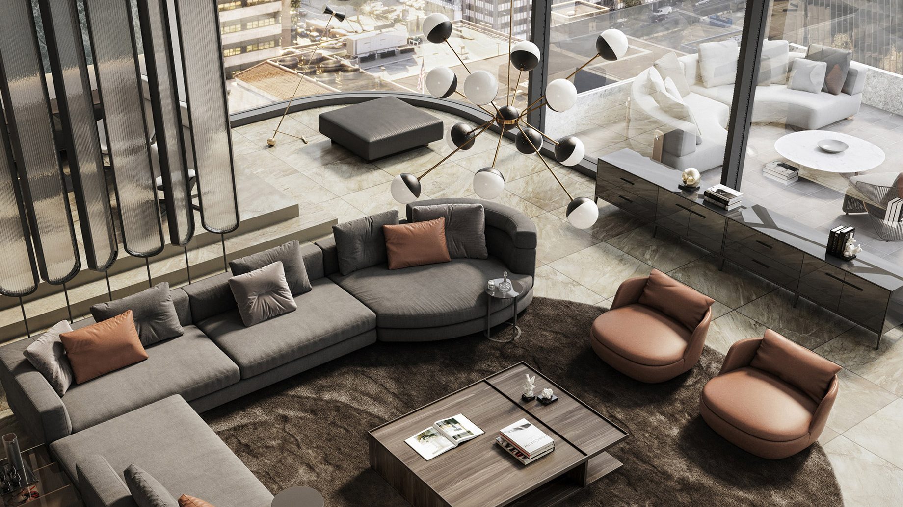 Penthouse Interior Design Los Angeles, CA, USA 🇺🇸 – Georgios Tataridis