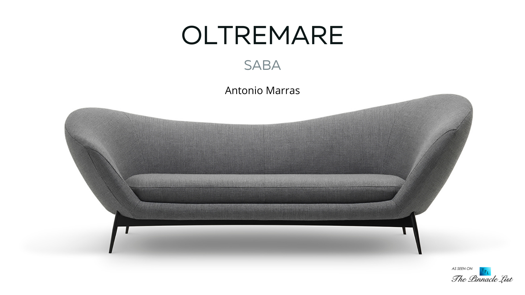 Soulful and Visionary Oltremare Modern Seating Collection by Saba Italia