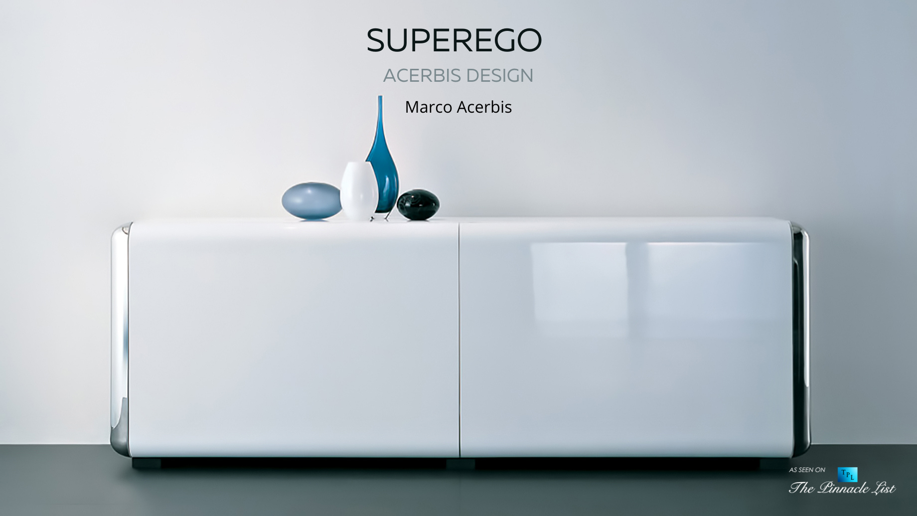 Space Age Modern Luxury Superego Credenza by Acerbis Design Italy