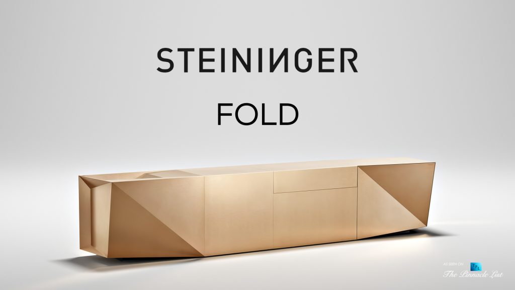 Iconic Steininger FOLD High Tech Kitchen Block Design Inspired by Origami