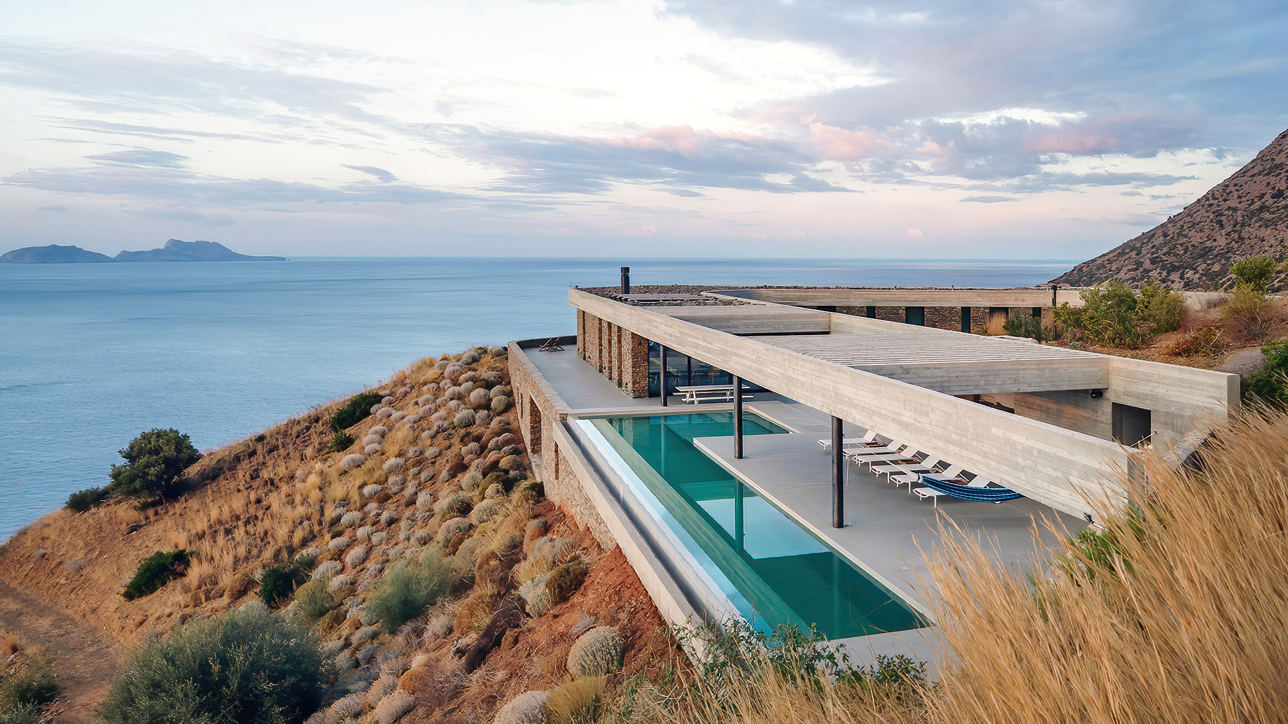 Ring House Modern Contemporary Residence - Agia Galini, Crete, Greece