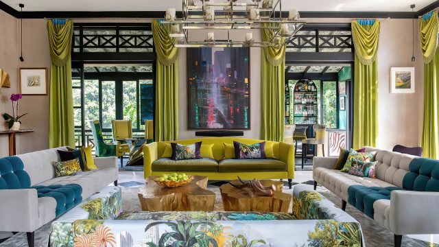 Tropical Maximalist Home Interior Singapore - Design Intervention