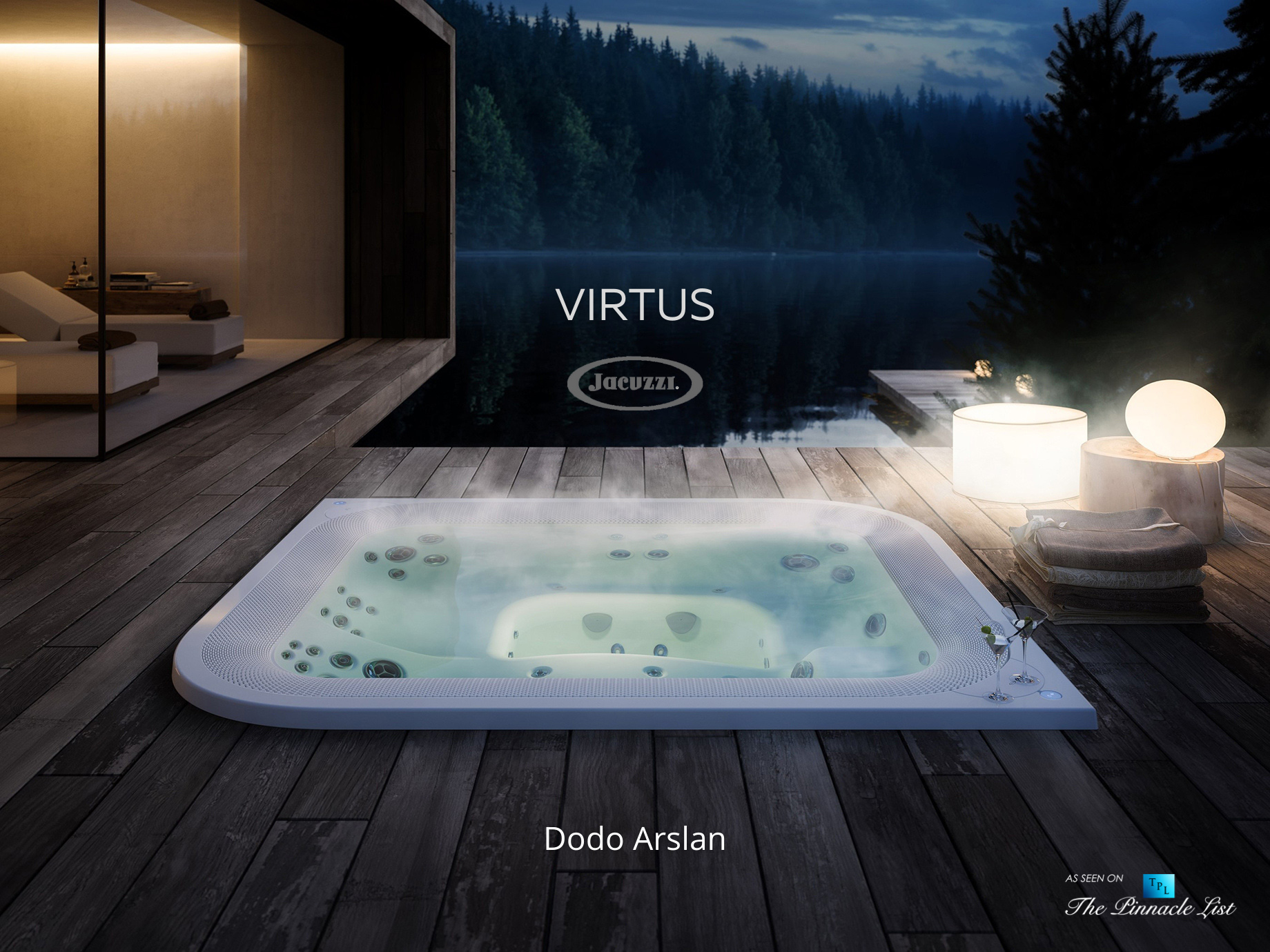 VIRTUS the Ultimate Luxury Hot Tub Hydromassage Spa by Jacuzzi