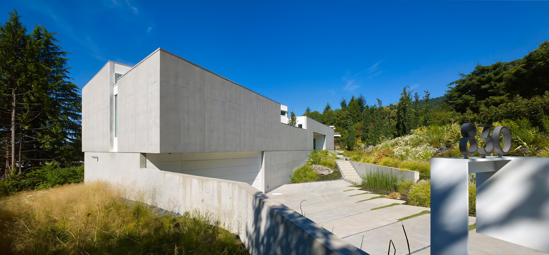 Concrete Glass Dream Home – Fairmile Rd, West Vancouver, BC, Canada
