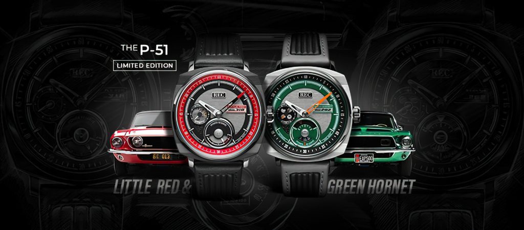 P-51 Little Red & Green Hornet Limited Collection - REC Watches