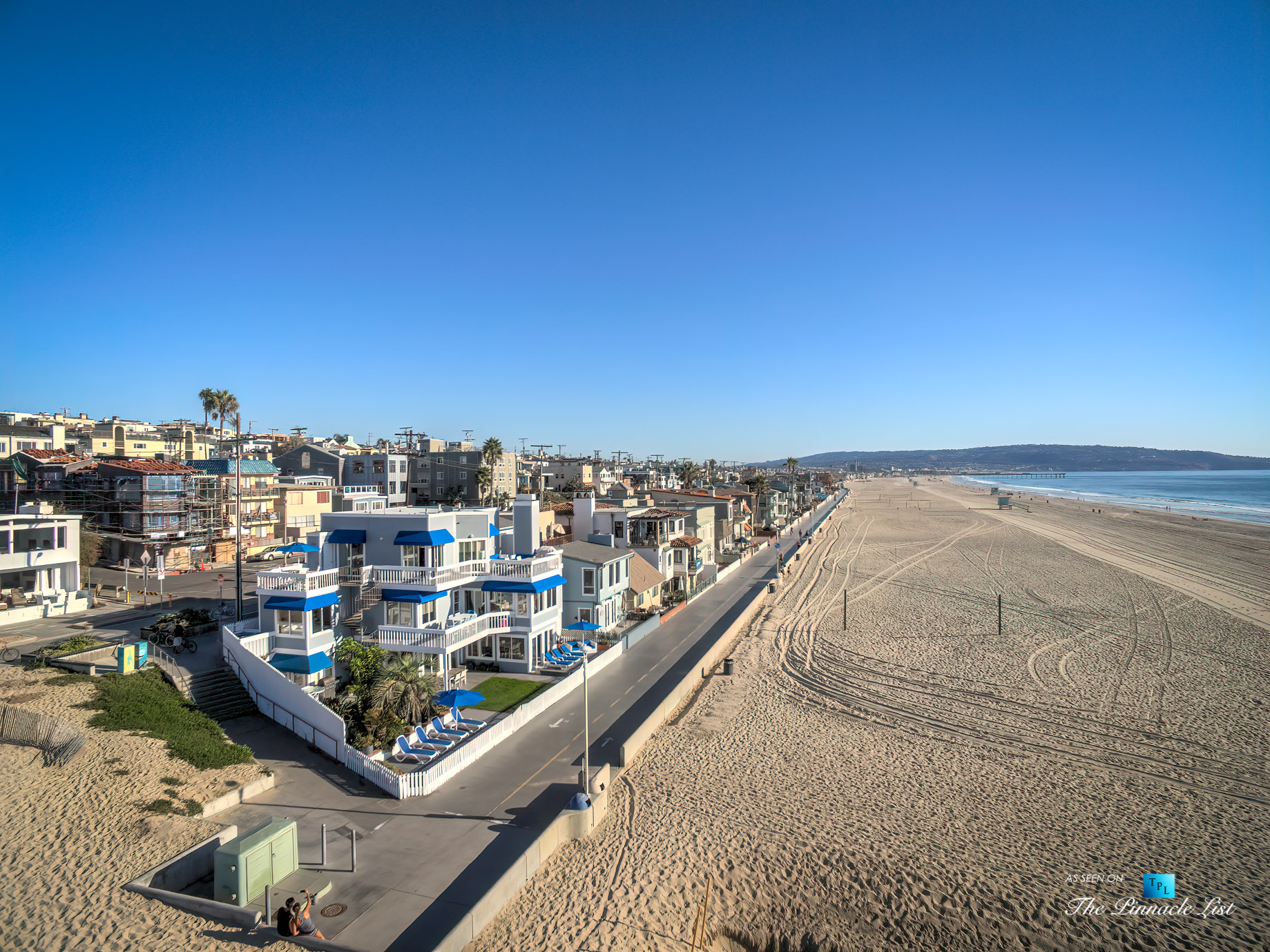 3500 The Strand, Hermosa Beach, CA, USA – Drone Aerial Beach View – Luxury Real Estate – Original 90210 Beach House