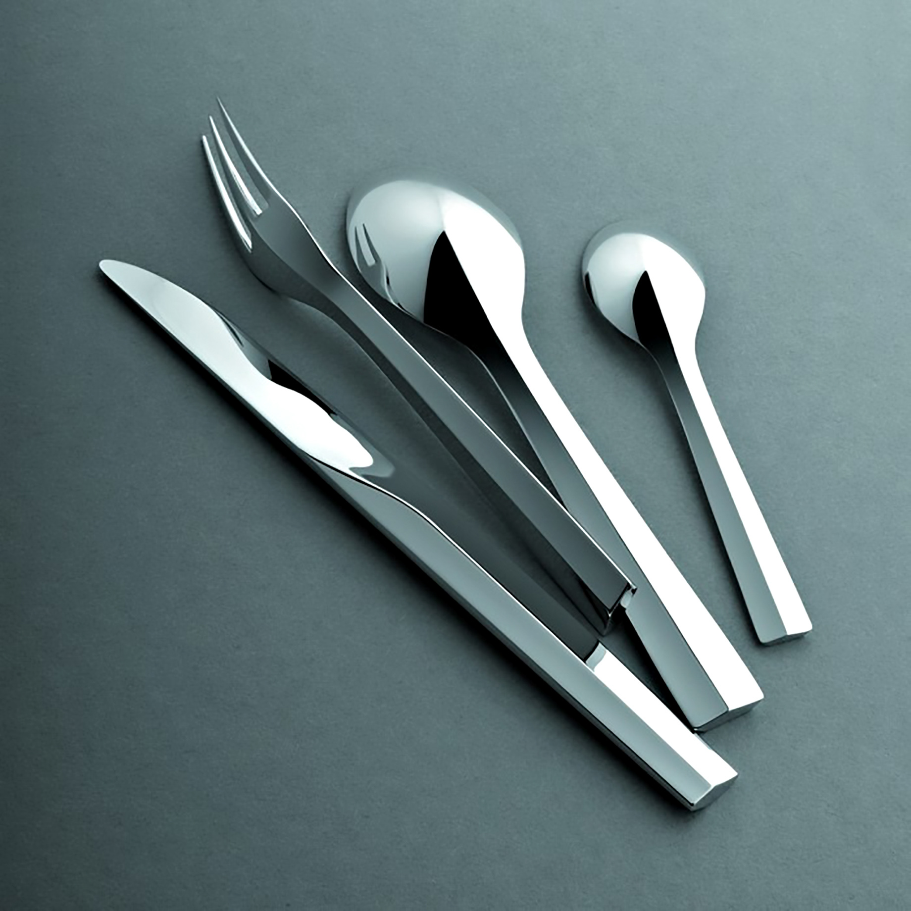 Futuristic Zermatt Cutlery Collection by Puiforcat Paris is Art for the Kitchen