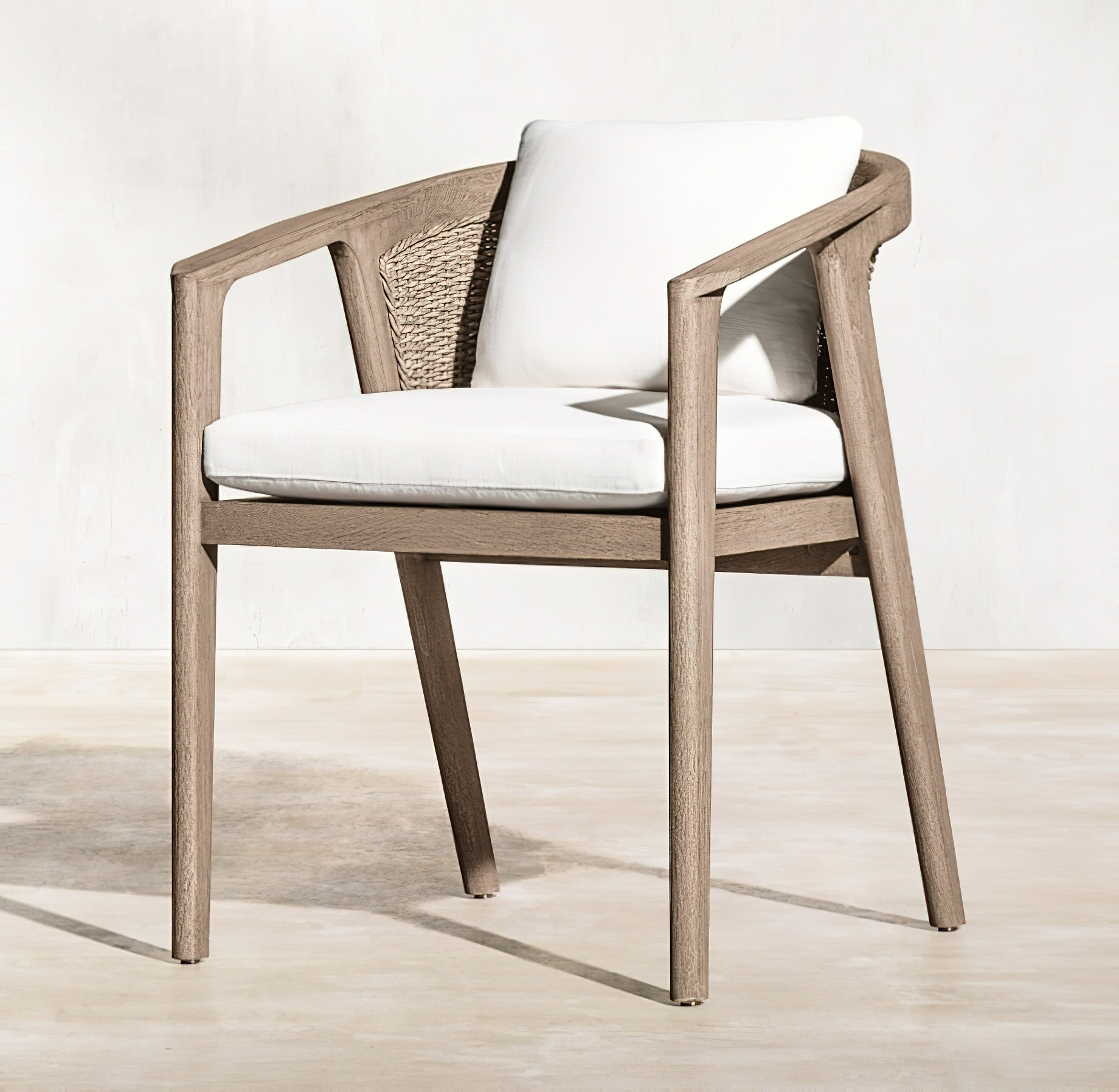 Malta Teak Collection Outdoor Furniture Design for RH – Ramon Esteve – Malta Teak Armchair