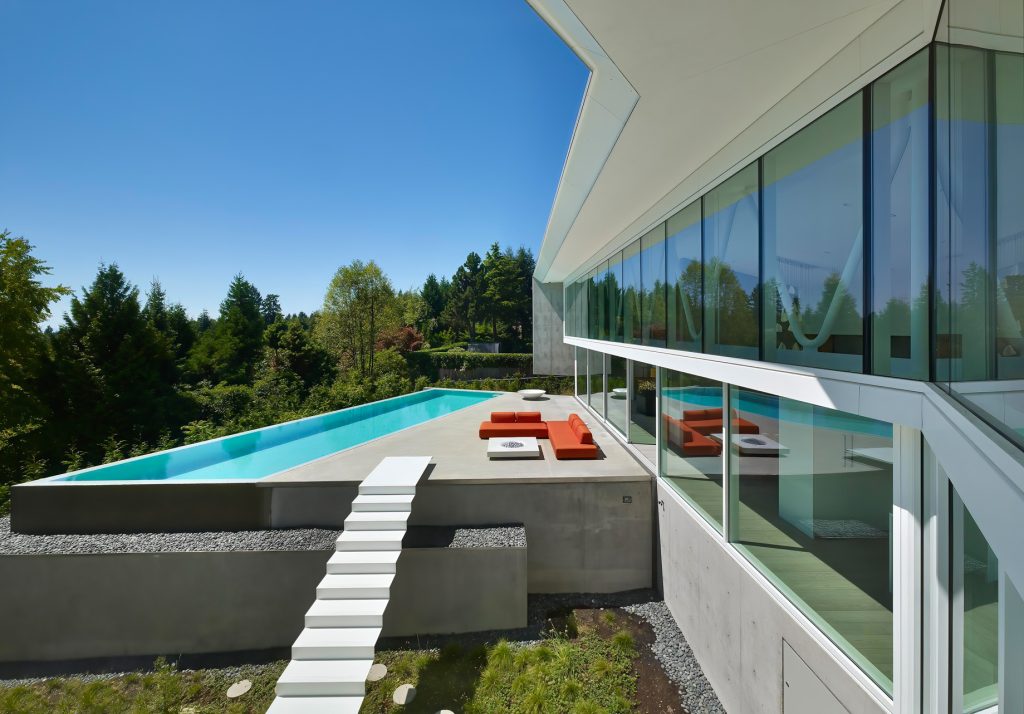 Concrete Glass Dream Home - Fairmile Rd, West Vancouver, BC, Canada