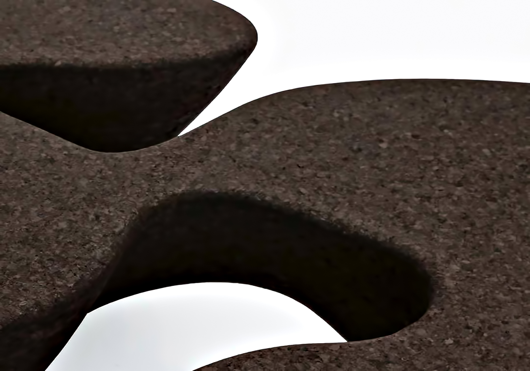 Fluid and Organic Limited Edition Quark Cork Coffee Table Series