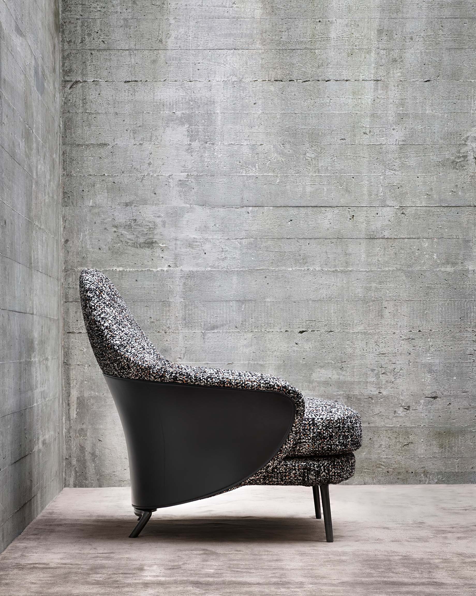 Angie Armchair Collection a Sculptural Gesture by Minotti, Italy - GamFratesi