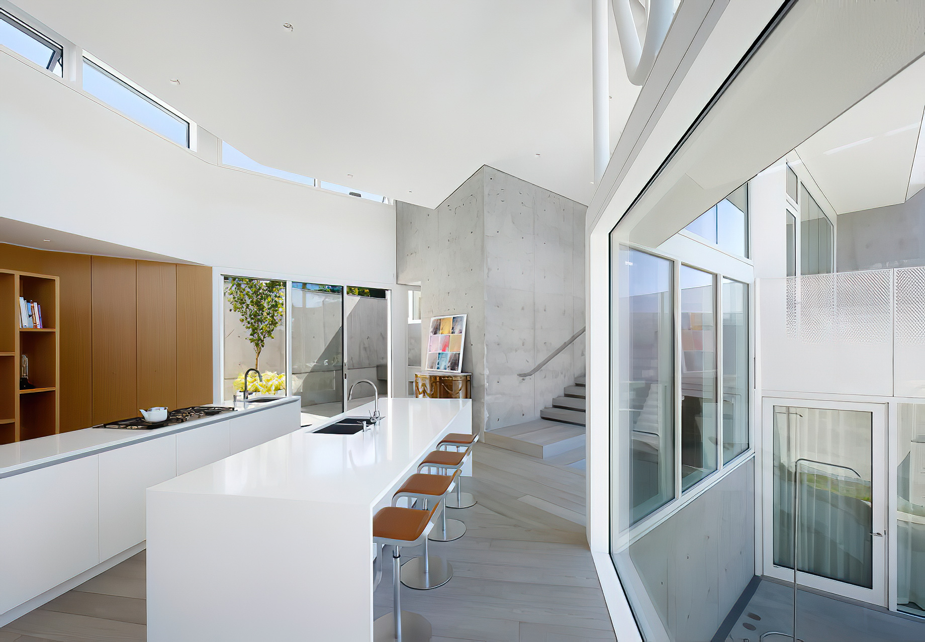 Luminous Elegance: An Architectural Symphony – Concrete Glass Dream Home – Fairmile Rd, West Vancouver, BC, Canada