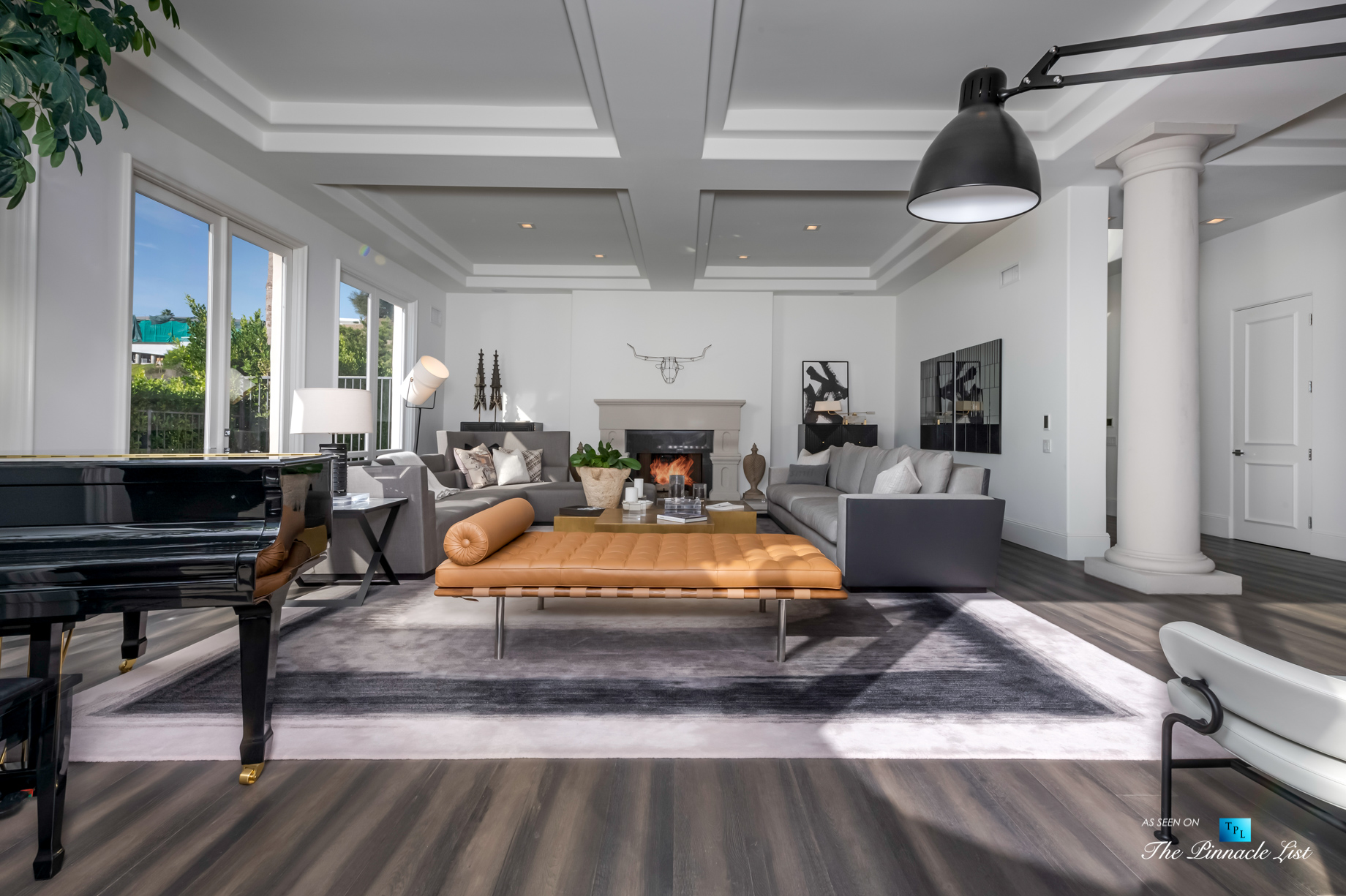 2720 Ellison Dr, Beverly Hills, CA, USA – Living Room – Luxury Real Estate – Italian Villa Hilltop Home