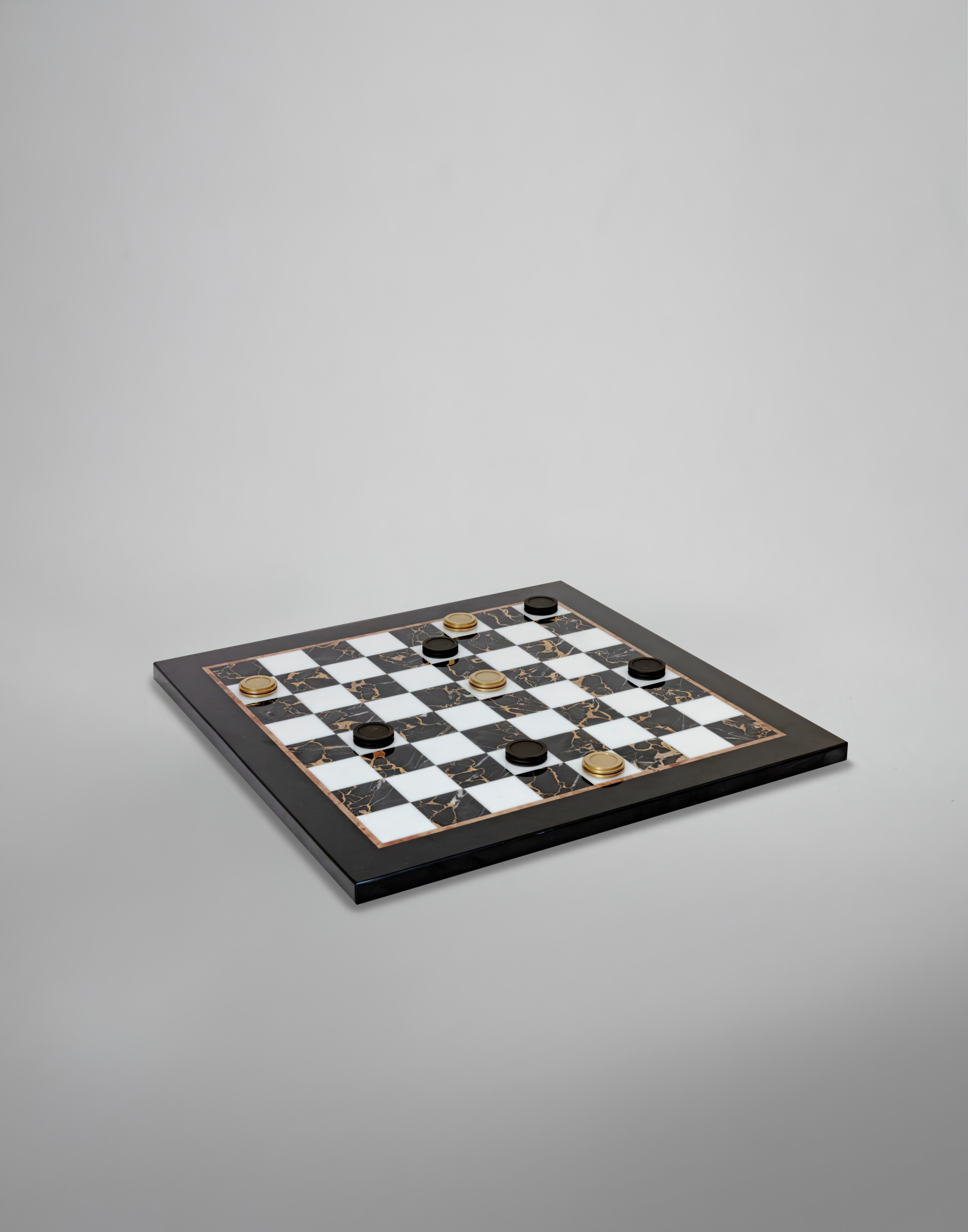 Chess & Draughts Luxury Designer Board Game Collection - Bert Frank - HATASU CHECKERS SET