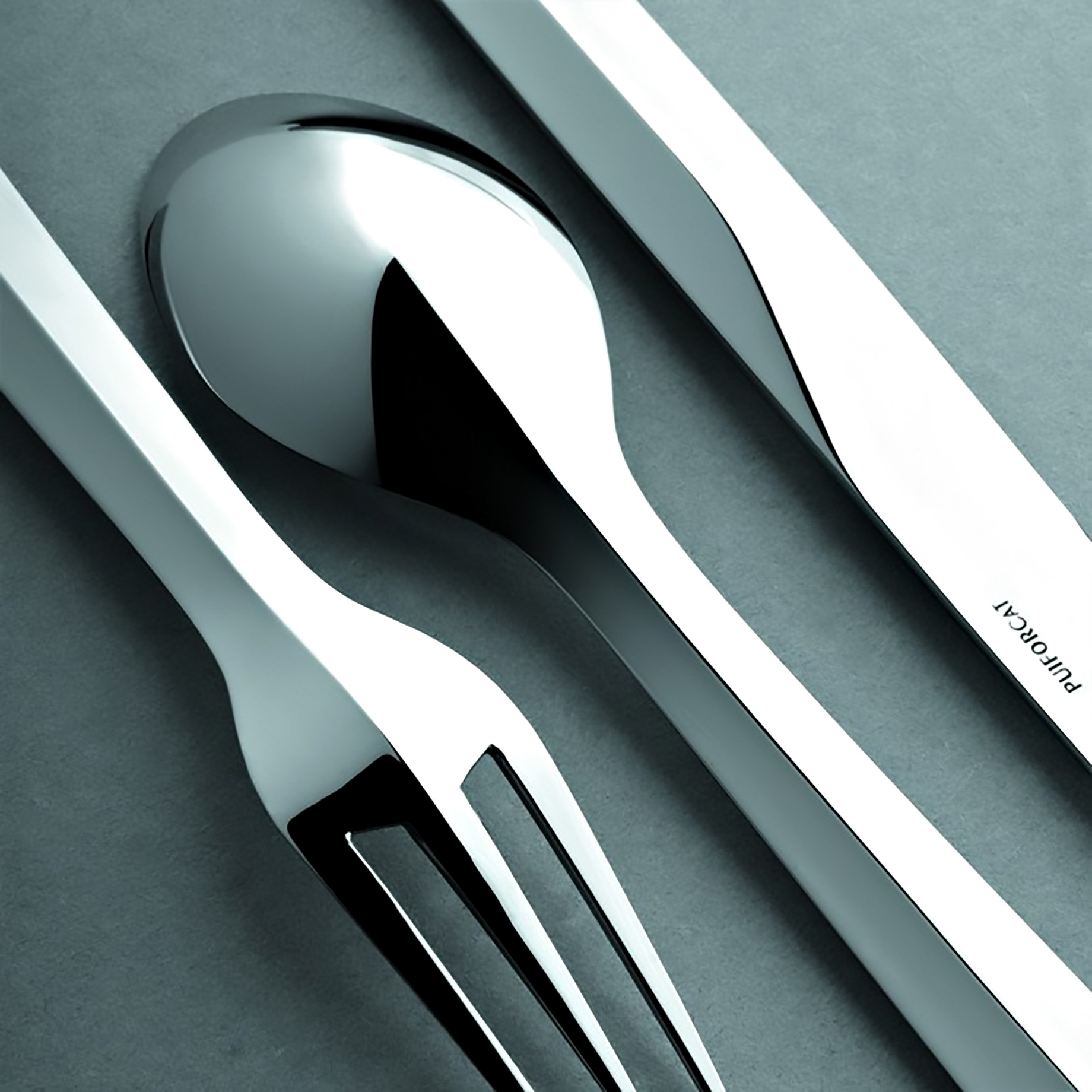 Futuristic Zermatt Cutlery Collection by Puiforcat Paris is Art for the Kitchen