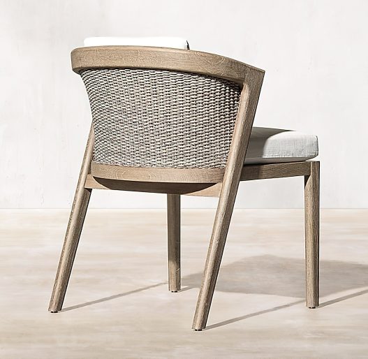 Malta Teak Collection Outdoor Furniture Design for RH - Ramon Esteve - Malta Teak Side Chair