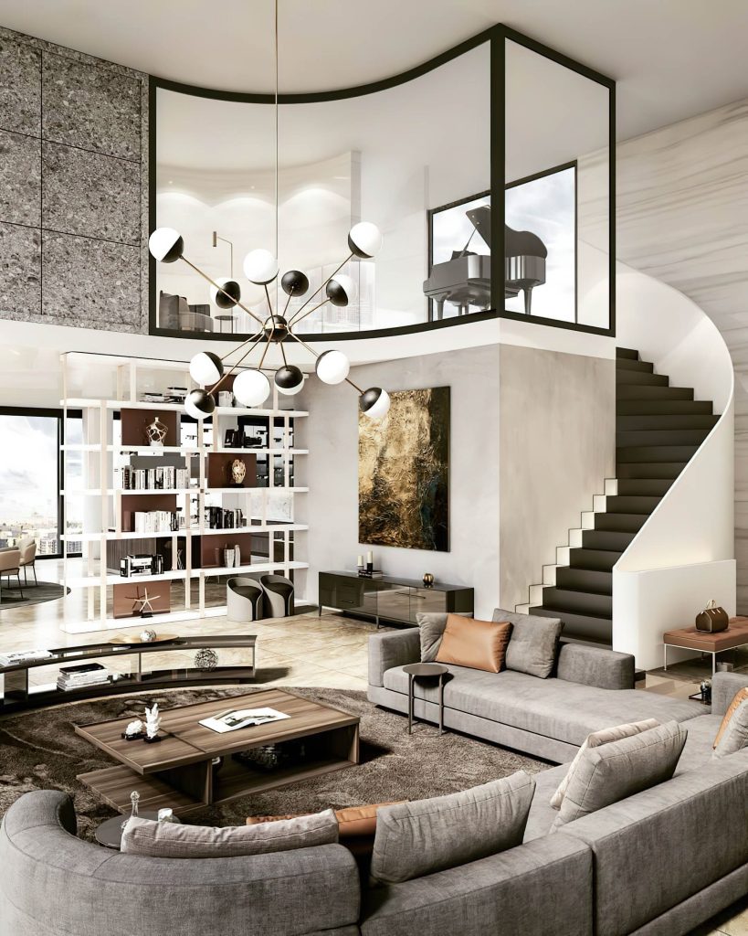 Penthouse Interior Design Los Angeles, CA, USA Tataridis The Pinnacle List