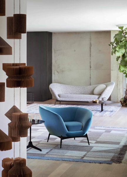 Soulful and Visionary Oltremare Modern Seating Collection by Saba Italia