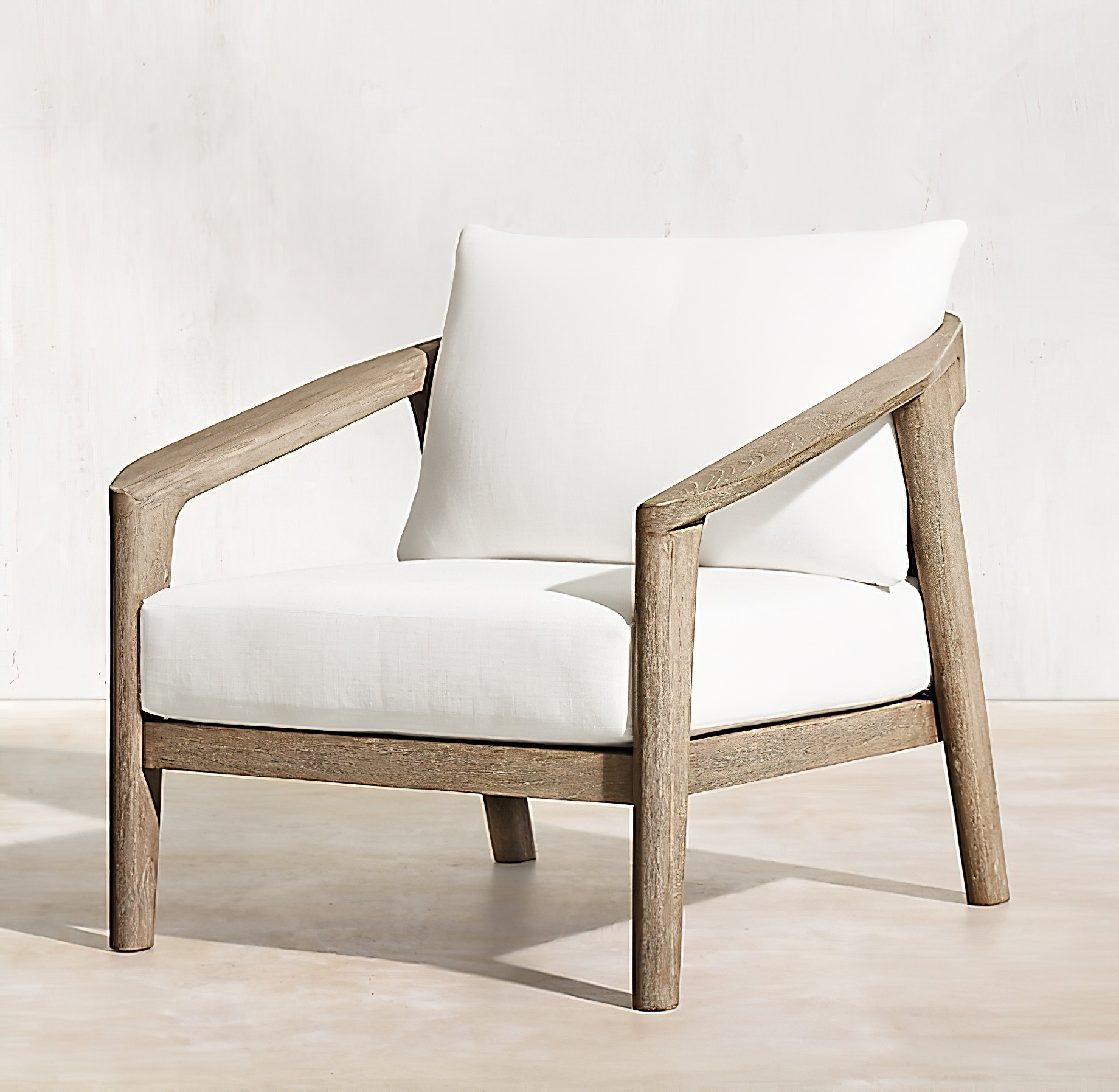 Malta Teak Collection Outdoor Furniture Design for RH - Ramon Esteve - Malta Teak Lounge Chair