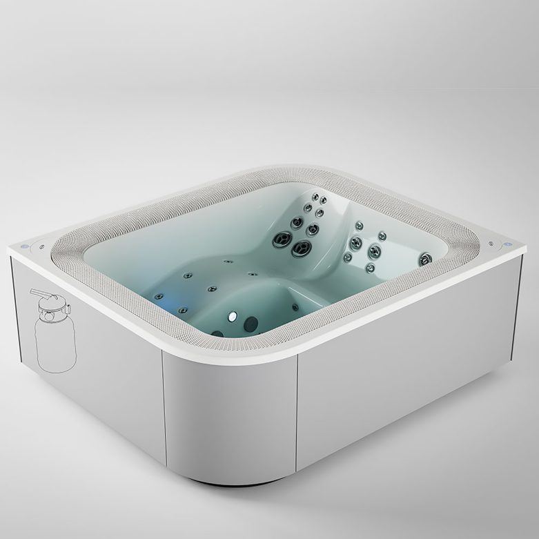 VIRTUS the Ultimate Luxury Hot Tub Hydromassage Spa by Jacuzzi
