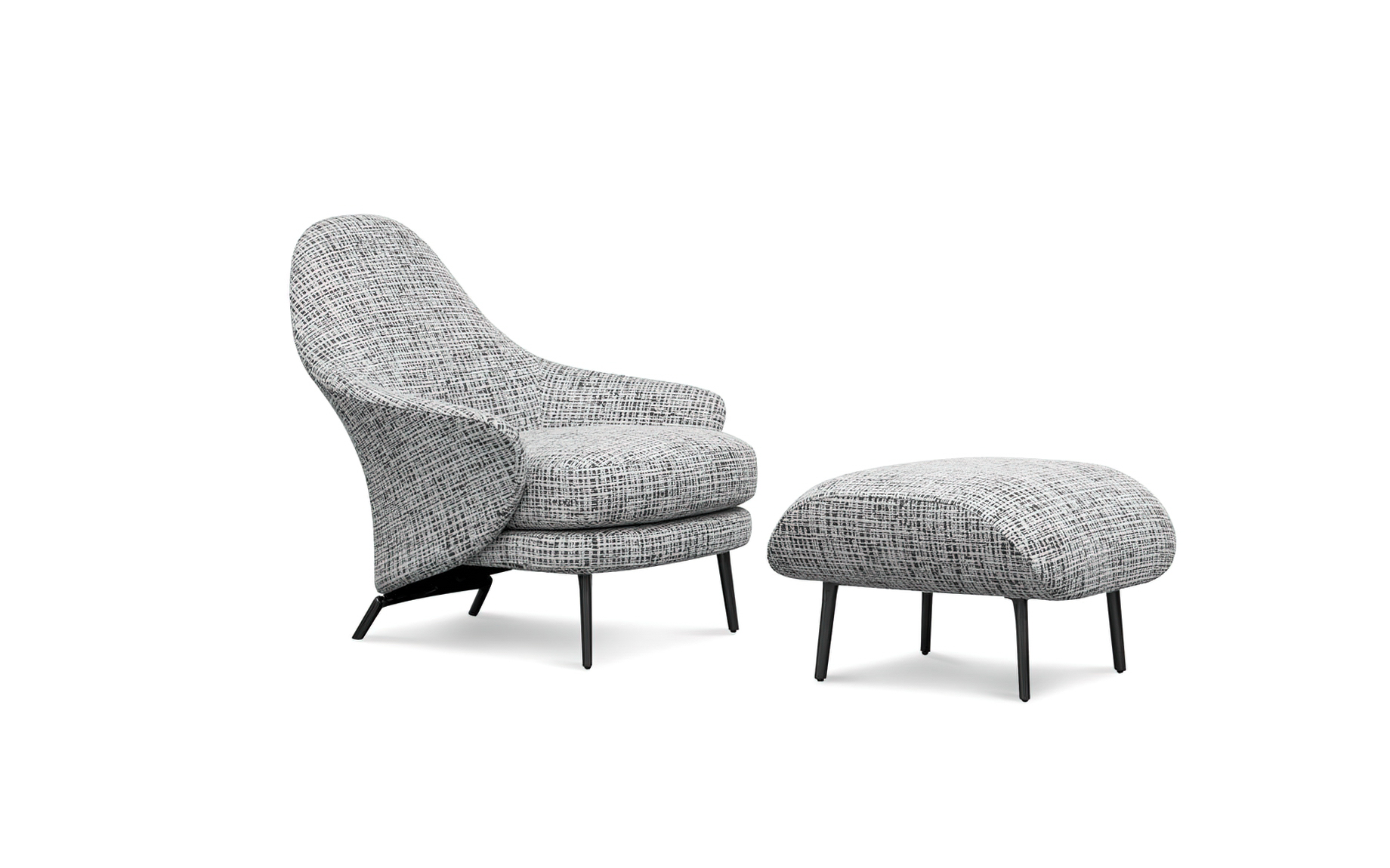 Angie Armchair Collection a Sculptural Gesture by Minotti, Italy - GamFratesi