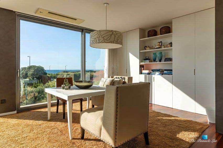 Francelos Beach Luxury T5 Villa - Porto, Portugal - Sitting Area Ocean View - Luxury Real Estate – Modern Home