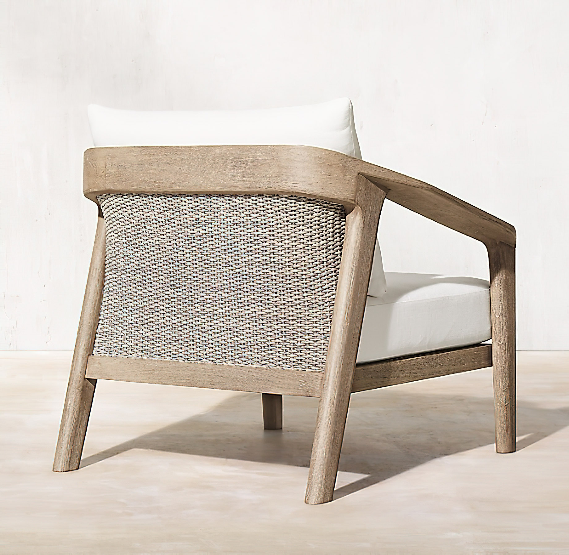 Malta Teak Collection Outdoor Furniture Design for RH – Ramon Esteve – Malta Teak Lounge Chair