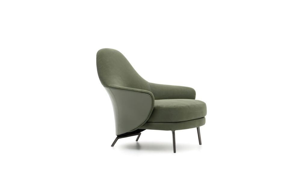 Angie Armchair Collection a Sculptural Gesture by Minotti, Italy - GamFratesi