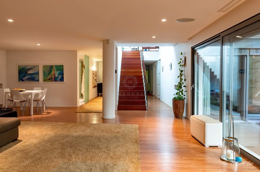 Francelos Beach Luxury T5 Villa - Porto, Portugal - Lower Level Stairs - Luxury Real Estate – Modern Home
