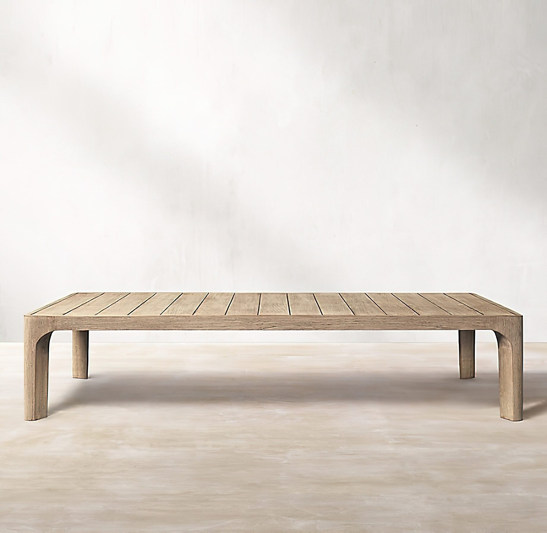 Malta Teak Collection Outdoor Furniture Design for RH – Ramon Esteve – Malta Teak Coffee Table